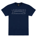 Thrasher - Shadow Mag Logo Tee (Navy)